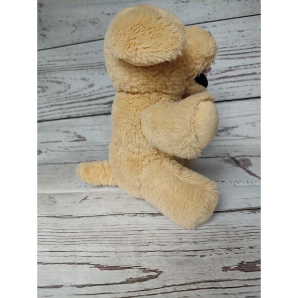 The Bear Factory Brown Tan Dog Plush Stuffed Puppy 10 inch 2001 - Picture 4 of 5